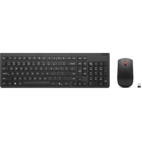 Lenovo 4X31R64457 toetsenbord Inclusief muis Kantoor RF Draadloos Belgisch, Engels Zwart