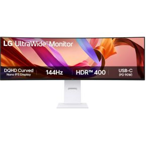 LG 49U950A-W 49 Ultrawide Quad HD Nano IPS 144Hz USB C monitor