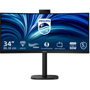 Philips 3000 series 34B2U3600CH/00 34 Curved Wide Quad HD 120Hz VA USB-C 90W Monitor