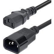 StarTech.com 4,5m Stroom Verlengkabel, C14 naar C13 PDU Stroomkabel, 15A 250V, 14AWG, AC Power Kabel