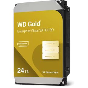 Western Digital HDD Gold 24TB SATA 512MB 3.5 6GBs interne harde schijf 7200 RPM 3.5 SATA III