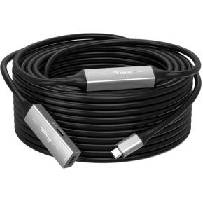 Equip 133358 USB-kabel USB 3.2 Gen 1 (3.1 Gen 1) 15 m USB C Zwart