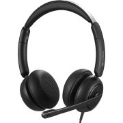 Sandberg 126-54 hoofdtelefoon/headset Bedraad Hoofdband Kantoor/callcenter USB Type-C / USB Type-A Z