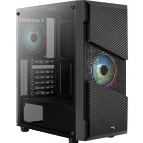 Aerocool Menace Saturn RGB Midi Tower Zwart