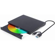 Gembird DVD-USB-031 optisch schijfstation extern DVD&plusmn;RW Zwart