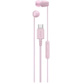 Sony IER-EX15C Headset Bedraad In-ear Oproepen/muziek USB Type-C Roze