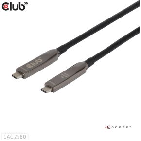CLUB3D CAC-2580 Full-Feature USB-C® Cable 15m / 49.21ft 8K60Hz 10Gbps 60W