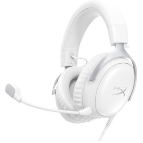 HyperX Cloud III Bedrade Gaming Headset in wit