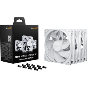 Be quiet! Pure Wings 3 120 mm PWM Reverse Triple Pack White