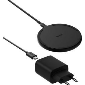 Belkin WIA012kqBK Smartphone Zwart AC Draadloos opladen Snel opladen Binnen