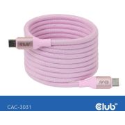 CLUB3D CAC-3031 USB-kabel USB 2.0 2 m USB C Roze