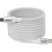 CLUB3D CLUB 3D USB-C Magnetic-Coil Cable White