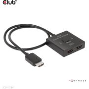 CLUB3D HDMI 2-in-1 Bi-directional Switch for 8K60Hz or 4K120Hz