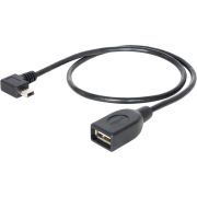 DeLOCK 83356 USB-kabel USB 2.0 0,5 m Mini-USB A USB A Zwart