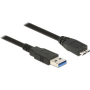 DeLOCK 85075 USB-kabel USB 3.2 Gen 1 (3.1 Gen 1) 3 m USB A Micro-USB B Zwart