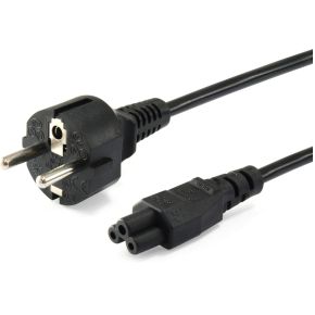 Equip 112151 electriciteitssnoer Zwart 3 m C5 stekker CEE7/7