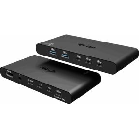 I-tec KVM Docking Station HDMI for 2 hosts, Power Delivery 2x 100W