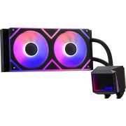 XPG Levante II 240 Zwart waterkoeler