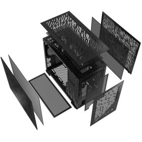 XPG VALOR AIR Midi Tower (Black) - afbeelding 7