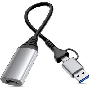 Equip 133498 USB grafische adapter 1920 x 1080 Pixels Grijs
