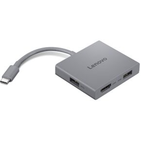 Lenovo GX91R64790 laptop dock & poortreplicator Bedraad USB 3.2 Gen 1 (3.1 Gen 1) Type-C Grijs