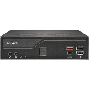 Shuttle Slim PC DH810 , S1851, 1x HDMI (2.1), 1x DP, 1x USB-C (DP), 1x 2.5 , 2x M.2, 2x LAN (Intel