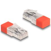 DeLOCK 67186 kabel-connector RJ45 Rood