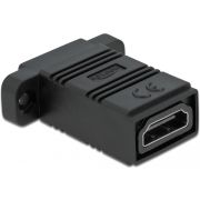 DeLOCK 81307 tussenstuk voor kabels HDMI Type A (Standard) Zwart