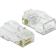 DeLOCK 86473 kabel-connector RJ-45 Transparant