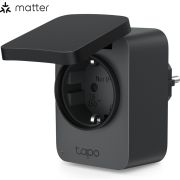 TP-Link Tapo P410M outdoor smart plug Zwart