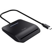Trust Primo smart card reader Binnen USB USB Type-C Zwart