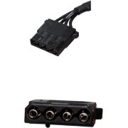 Xilence XZ183 electriciteitssnoer Zwart 4-pin