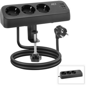 ACT Stekkerdoos 30W Power Delivery, USB Type-C/A poorten