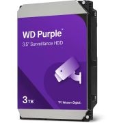 Western Digital Purple interne harde schijf 3 TB 5400 RPM 128 MB 3.5" SATA III