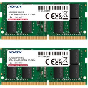 ADATA AD4S32008G22-DTGN geheugenmodule 16 GB 2 x 8 GB DDR4