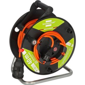 Brennenstuhl 1188500 electriciteitssnoer Zwart, Oranje 38 m