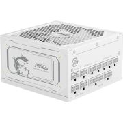 MSI MAG A1000GL PCIE5 WHITE power supply unit 1000 W ATX ATX Wit PSU / PC voeding