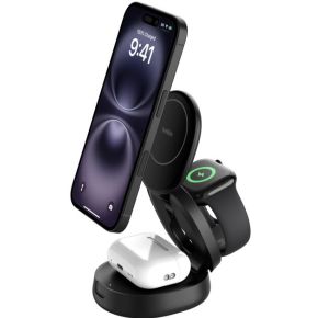Belkin WIZ034KQBK oplader voor mobiele apparatuur Headset, Smartphone, Smartwatch Zwart USB Draadloo
