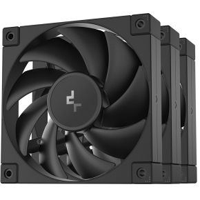 DeepCool FD12-3 IN 1 Computer behuizing Ventilator 12 cm Zwart 3 stuk(s)