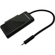 LC-Power Adapter USB-C f.1xNVMe-M.2 SSD&1x2.5''/3.5''/HDD - Adapter computer monitor