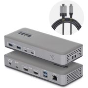 StarTech.com 196UE-USBC-DOCK laptop dock & poortreplicator Bedraad USB 3.2 Gen 2 (3.1 Gen 2) Type-C