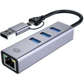 Conceptronic ABBY25G laptop dock & poortreplicator Bedraad USB 3.2 Gen 1 (3.1 Gen 1) Type-A + Type-C