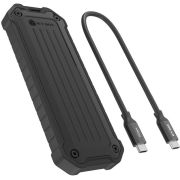 ICY BOX IB-1827MCP-C31 SDD-behuizing Zwart M.2