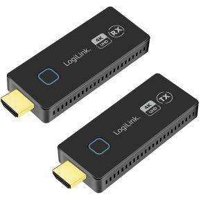 LogiLink HDW0102 audio/video extender AV-zender & ontvanger Zwart