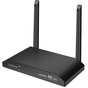 LogiLink HDW0103AR audio/video extender AV-receiver Zwart