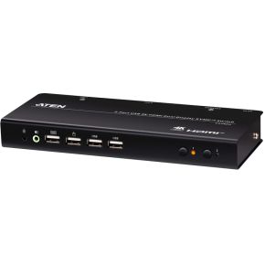 ATEN 2-poorts USB 4K HDMI Dual-Display KVMP-switch (kabels inbegrepen)