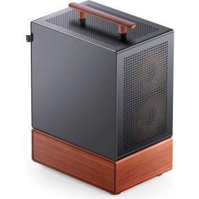 Jonsbo T7 Midi Tower Zwart, Hout