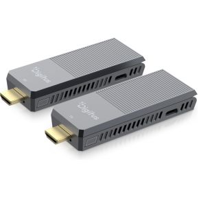 Digitus DS-55359 audio/video extender AV-zender & ontvanger Zwart, Grijs