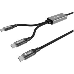 Equip 128895 USB-kabel USB 2.0 1,5 m USB C 2 x USB C Zwart