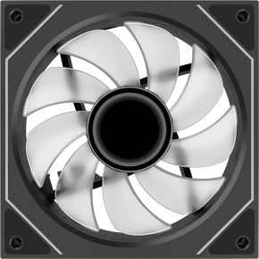 Xilence Gaming Series XPF120U.ARGB Computer behuizing Ventilator 12 cm Zwart 1 stuk(s)